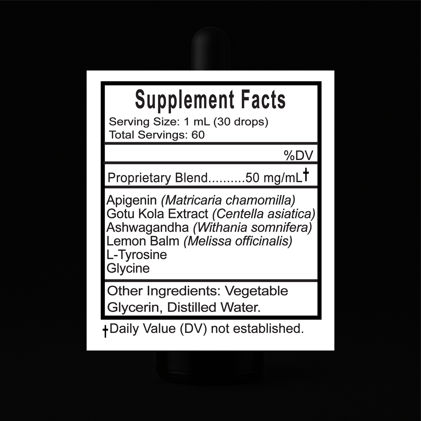 The Crushed Herb® Deep Sleep – 2 fl oz & 4 fl oz Glycerite Tincture | 10:1 98% Purity Herbal Extracts & Amino Acids for Natural Relaxation & Sleep Support | Alcohol-Free & Hormone-Free