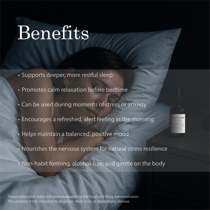 The Crushed Herb® Deep Sleep – 2 fl oz & 4 fl oz Glycerite Tincture | 10:1 98% Purity Herbal Extracts & Amino Acids for Natural Relaxation & Sleep Support | Alcohol-Free & Hormone-Free